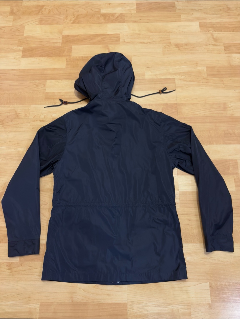 Men's Bonobos Navy Blue Nylon Rain Coat Jacket Size Small - Picture 2 of 9